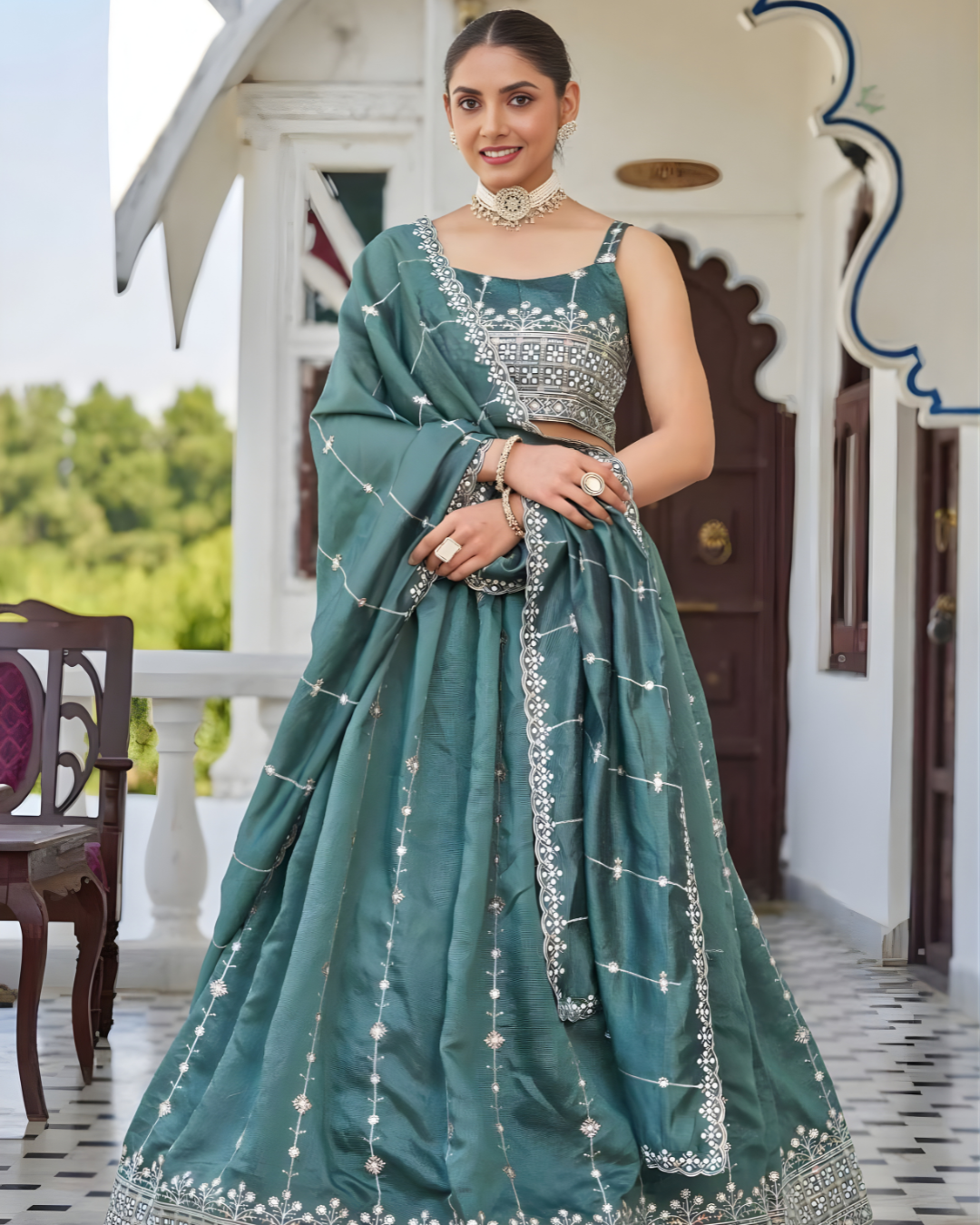 DhritiSilkBridalLehengaCholiSet