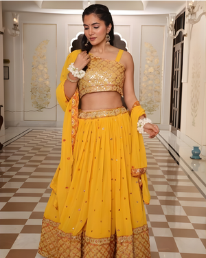 KiaraYellowFloralEmbroideredLehengaCholiSet_4
