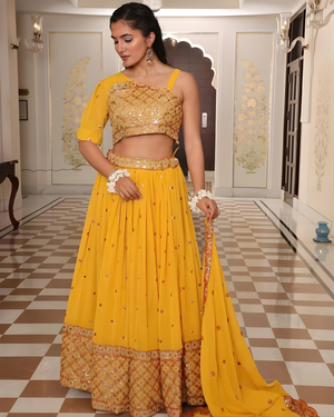 KiaraYellowFloralEmbroideredLehengaCholiSet_5