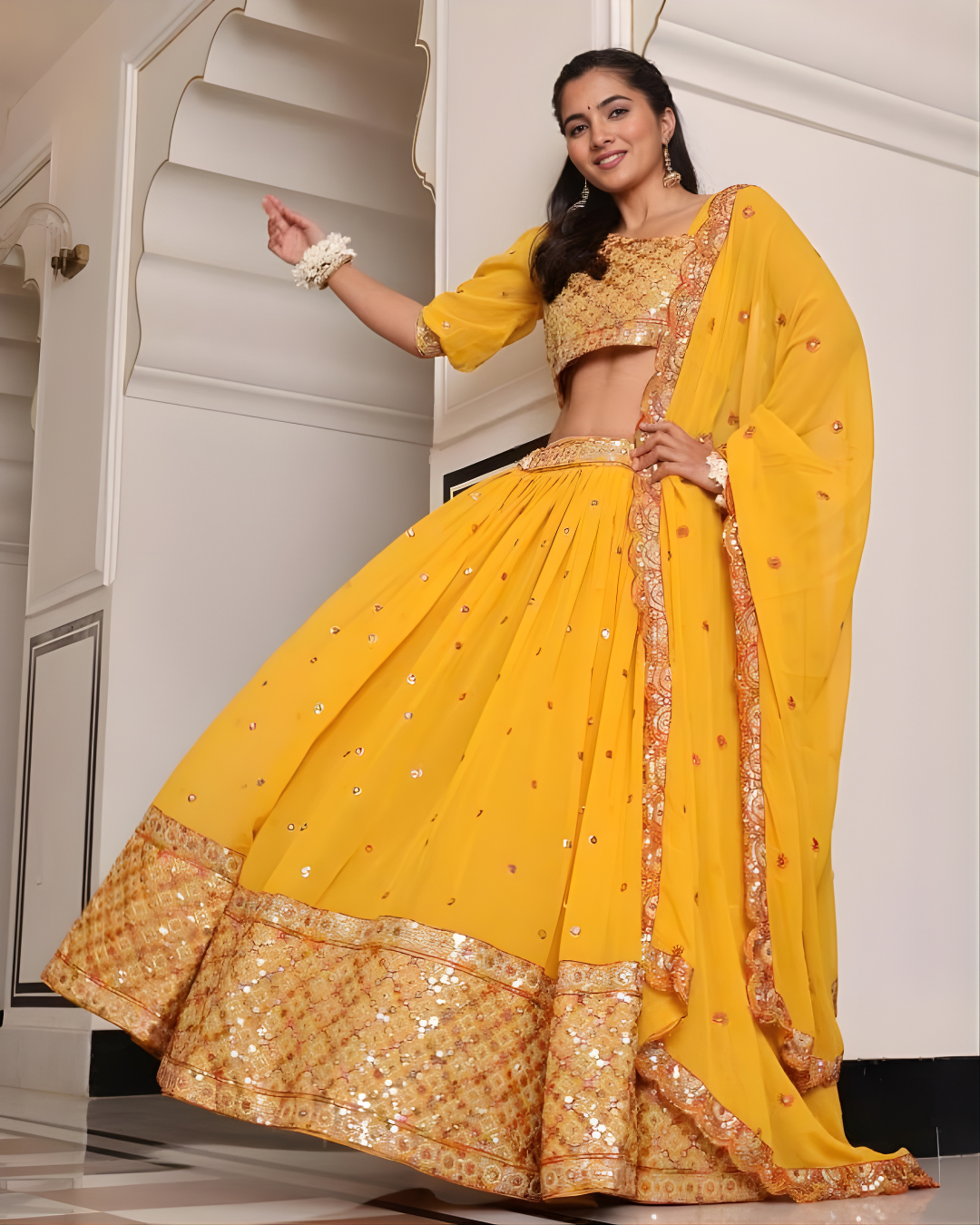 KiaraYellowFloralEmbroideredLehengaCholiSet_8