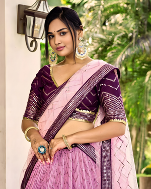 LavanyaPurpleEmbroideredLehengaCholiSet_5