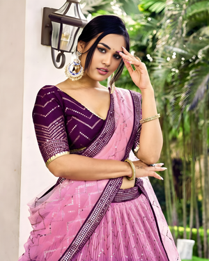 LavanyaPurpleEmbroideredLehengaCholiSet_7