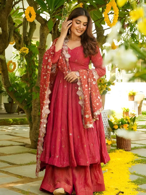 Priya Rani Pink Designer Lehenga Suit Set with Exquisite Embroidery Work