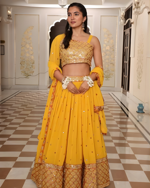 KiaraYellowFloralEmbroideredLehengaCholiSet_2