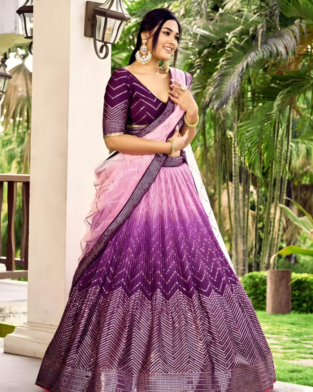 LavanyaPurpleEmbroideredLehengaCholiSet_4