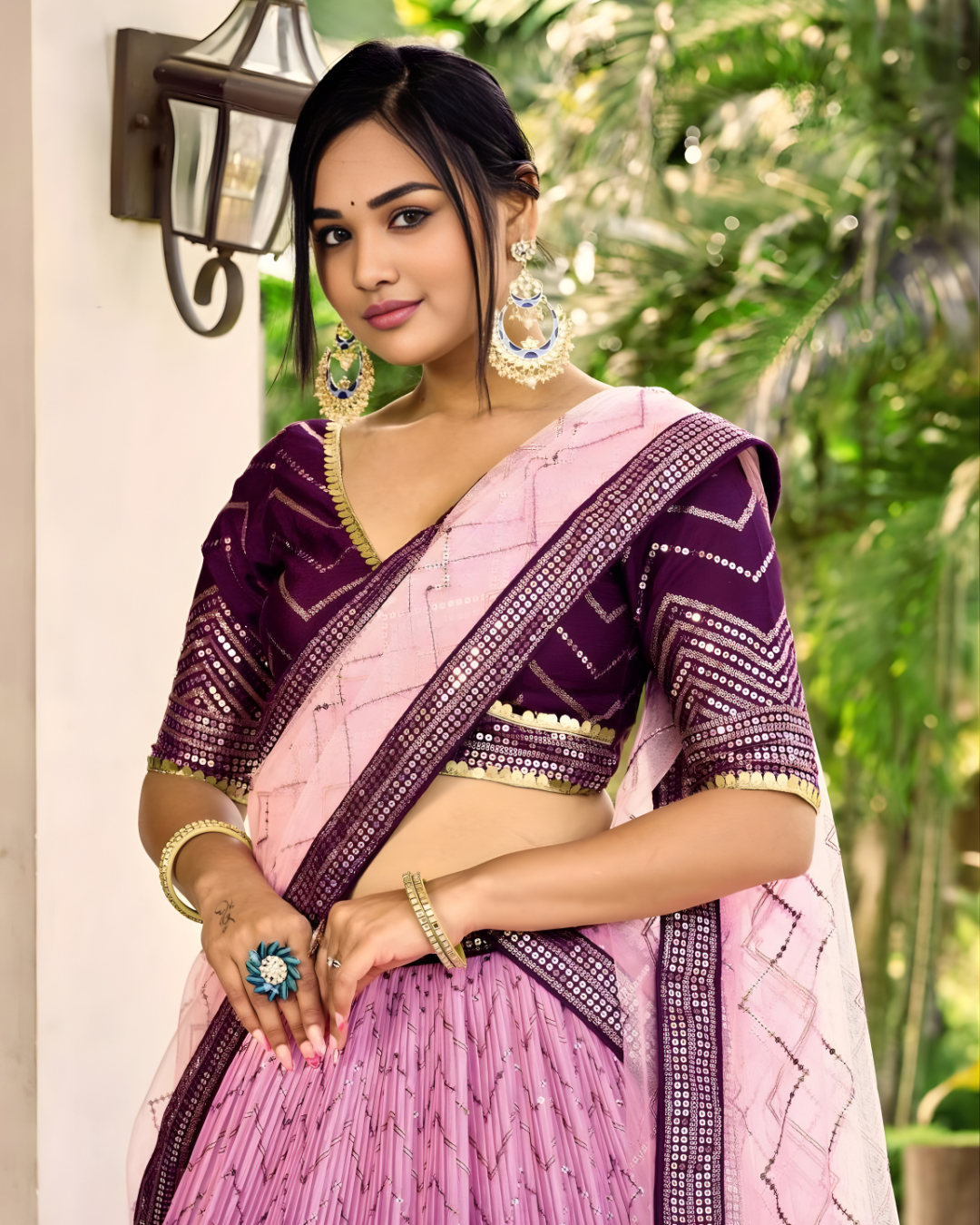 LavanyaPurpleEmbroideredLehengaCholiSet_5