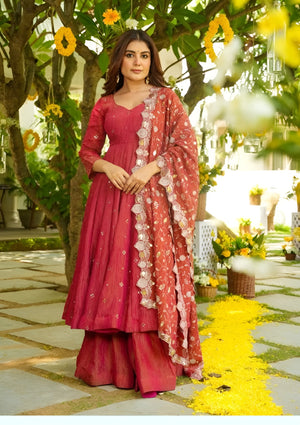 Priya Rani Pink Designer Lehenga Suit Set with Exquisite Embroidery Work